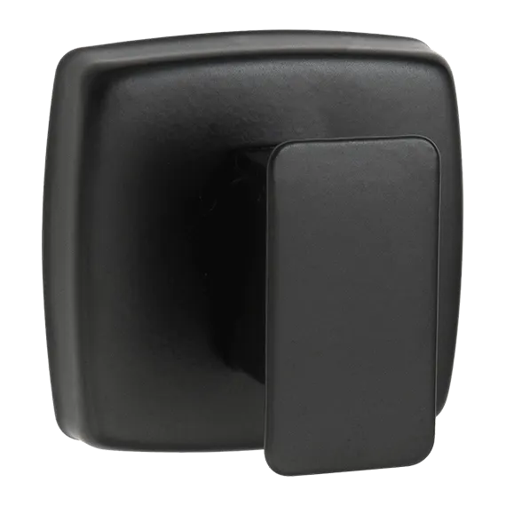 ASI 7340-41 Matte Black - Robe Hook - Single - Powder Coated Stainless - Surface Mounted - NEW