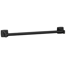 ASI 7355-24-41 Matte Black - Towel Bar - Round - Powder Coated Stainless - 24"L - Surface Mounted - NEW