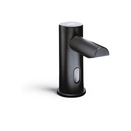 Black 10-0391-1AC-41 EZ-Fill Single Soap Dispenser w/ 1 Liter Bottle, Plug in Version ASI Matte