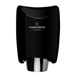 World Dryer SMARTdri K-162 Automatic Hand Dryer Multi Port  Aluminum Black Finish