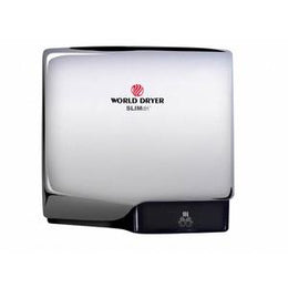 Slimdri World Dryer  L-970 High Speed ADA - Automatic Hand Dryer Aluminum Polished Chrome Finish