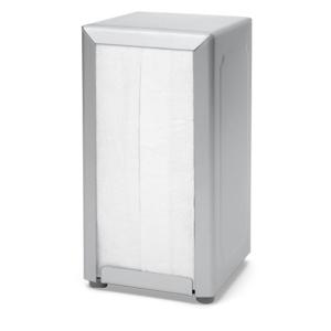 Tabletop Tall Fold Napkin Dispenser  - Brushed Steel - ND0031-13