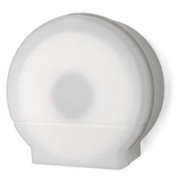 Single 9" Jumbo Tissue Dispenser  - White Translucent - RD0026-03