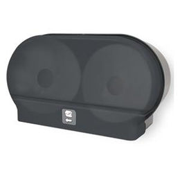 Mini-Twin Standard Core Tissue Dispenser  - Dark Translucent - RD0321-01