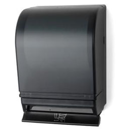 Auto-Transfer Push Bar Roll Towel Dispenser  - Black Translucent - TD0215-02