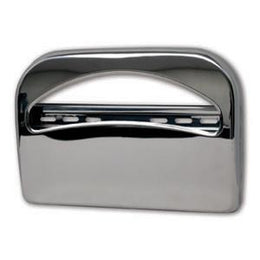 1/2 Fold Toilet Seat Cover Dispenser  - Brushed Chrome - TS0142-11