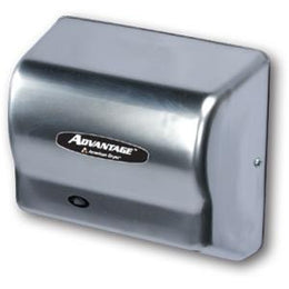 American Dryer Advantage Series Hand Dryer AD90 Steel Satin Chrome