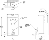 ASI 0347 Commercial Liquid Soap DispensertabbSurface-MountedtabbManual-PushtabbStainless Steel - 40 Oz