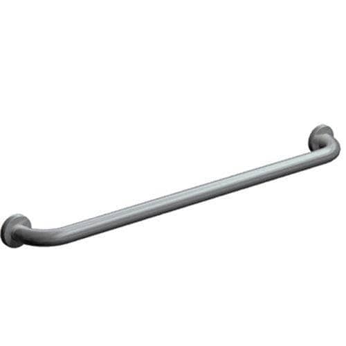 ASI 3501-42P Exposed Flange (1-1/2" O.D) Peened - Straight Grab Bar, 42”