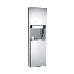 ASI 04692AC Traditional™ - Auto Paper Towel Dispensers Disp. & Waste Receptacle - Roll (110-240V) - 17 gal. Recessed