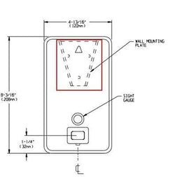Mounting Bracket for ASI 0347 Soap Dispenser ASI H-23