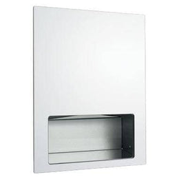 Piatto Recessed Paper Towel Dispenser, Recessed-Mounted, White Phenolic Door ASI 6457-00