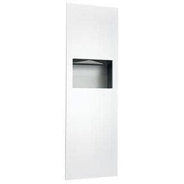 ASI 6462-00 Piatto™ - Fully Recessed Paper Towel Dispensers Disp. & Waste Receptacle - Matte Black Phenolic Door