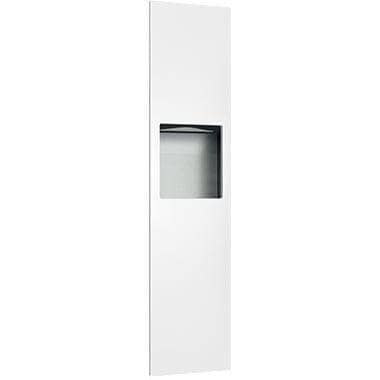 PIATTO™ COMPLETELY RECESSED AUTOMATIC ROLL PAPER TOWEL DISPENSER - Battery  Operated - White Phenolic Door - 645210A-00 