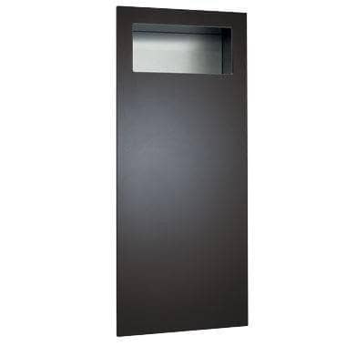 ASI 6474-41 Piatto™ - Fully Recessed Waste Receptacle - White Phenolic Door