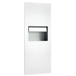 Piatto Recessed Automatic Roll Paper Towel Dispenser (AC Plug-In), White Phenolic Door, 16-1/16" x 41-1/4 x 9-11/16"" ASI 64696AC-00