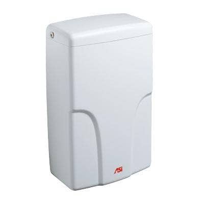 ASI 0196-1-00 TURBO-Pro™ - Automatic High-Speed Hand Dryers (120V) HEPA Filter, White, Surface Mounted ADA