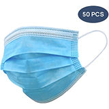 Face Mask Blue Disposable 3 Ply 
