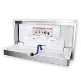 Foundations Baby Changing Station  Stainless Clad Horizontal Mount