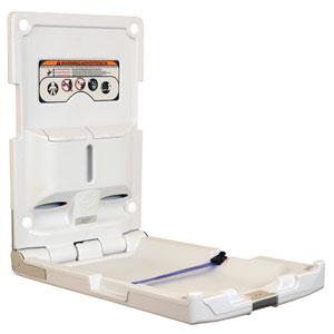 Foundations Baby Changing Station Polyethylene Vertical Surface Mount