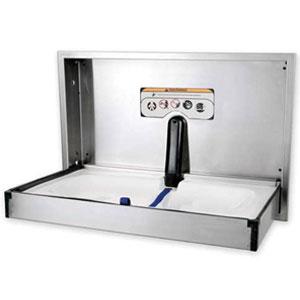 Foundations Baby Changing Station Full Stainless Steel Horizontal
