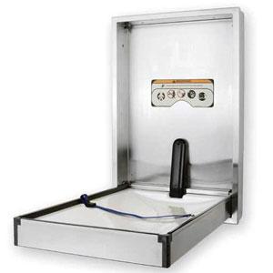 Foundations Baby Changing Station Full Stainless Steel Vertical