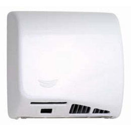 Saniflow Speedflow M06A High Volume Automatic Hand Dryer - White Steel - ADA Compliant - Quiet